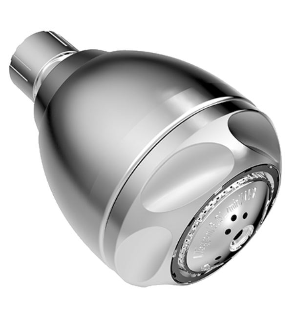 High Efficiency Fixed Chrome Showerhead - 1.75GPM - Water Conservation ...